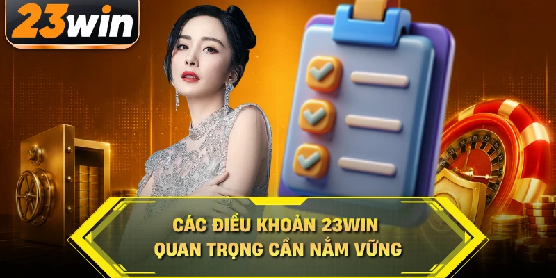 Các điều khoản 23WIN quan trọng cần nắm vững