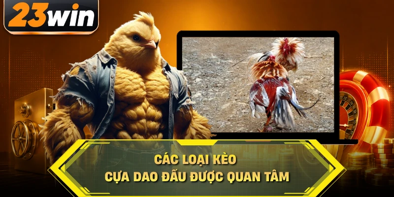 Các loại kèo cựa dao đấu được quan tâm
