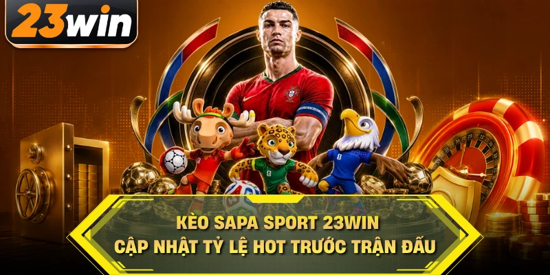 Kèo Sapa Sport 23win cập nhật tỷ lệ hot trước trận đấu