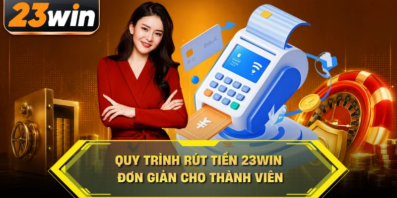 Quy trình rút tiền 23WIN đơn giản cho thành viên