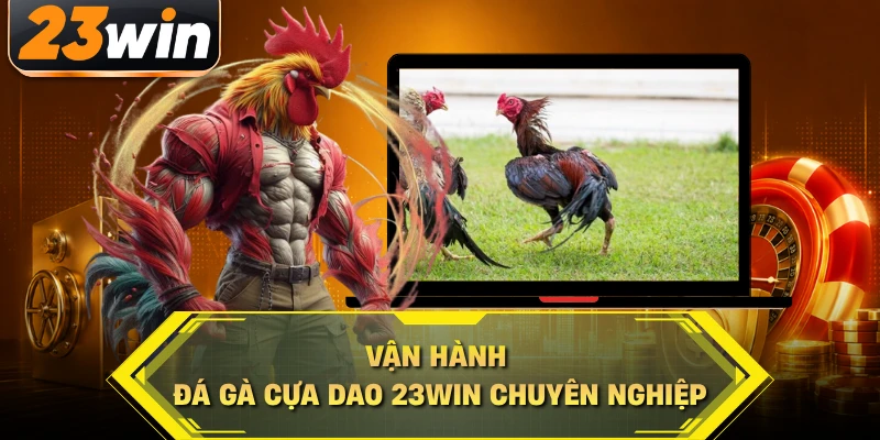 Vận hành đá gà cựa dao 23WIN chuyên nghiệp